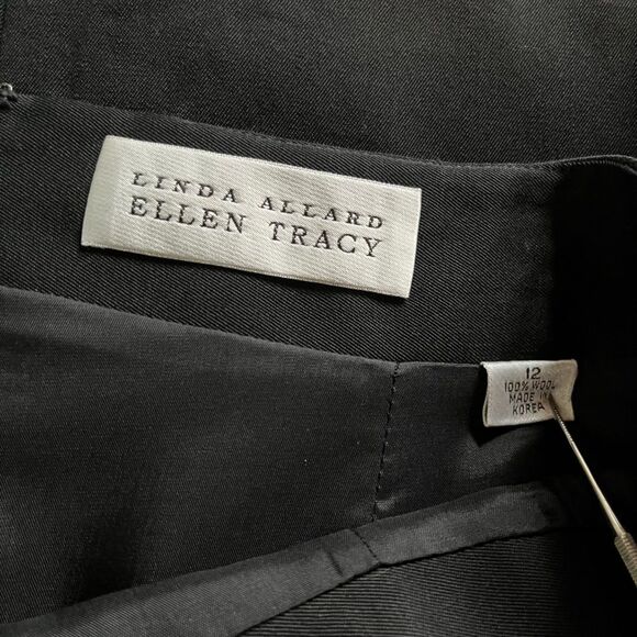 Ellen Tracy WOOL pencil skirt - 12 - Picture 5 of 5